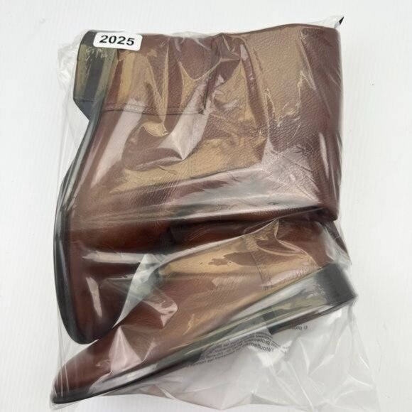 Tory Burch Knee High Junction Leather Riding Boots Brown - Picture 13 of 15